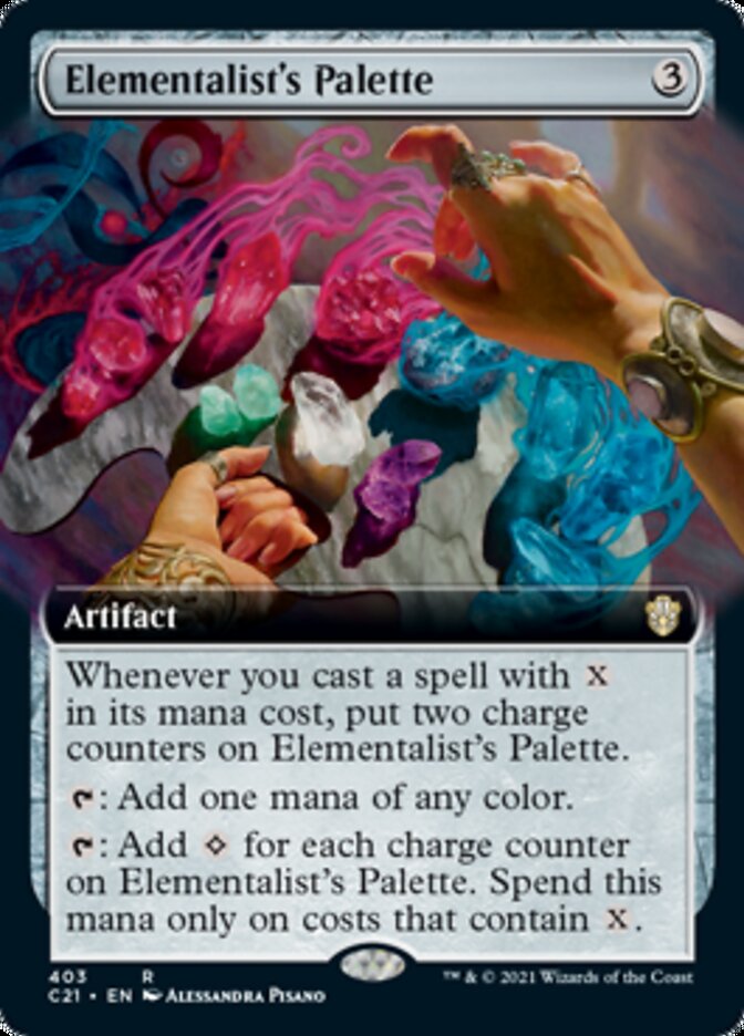 Elementalist's Palette (Extended) [Commander 2021] | Dumpster Cat Games