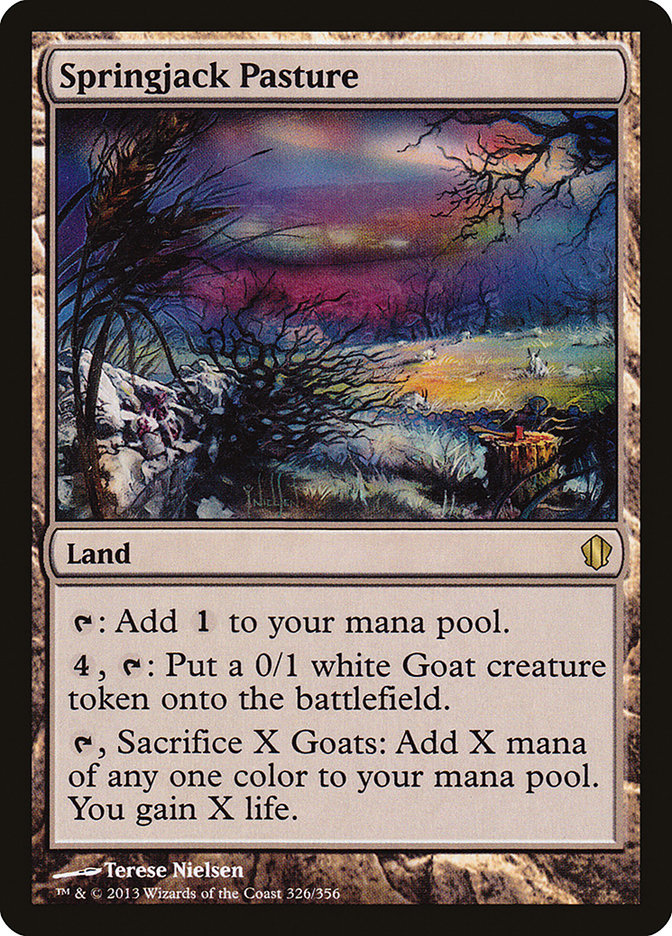 Springjack Pasture [Commander 2013] | Dumpster Cat Games