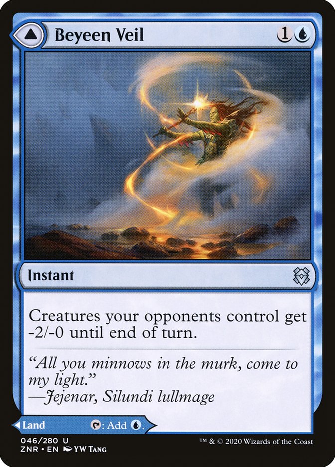 Beyeen Veil // Beyeen Coast [Zendikar Rising] | Dumpster Cat Games