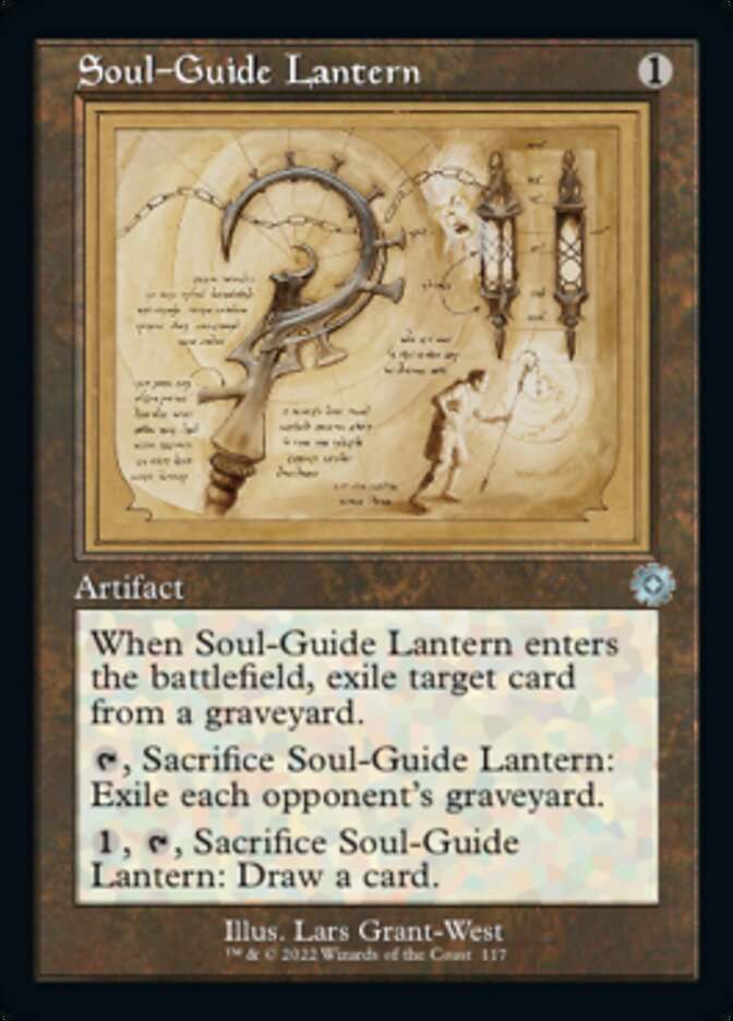 Soul-Guide Lantern (Retro Schematic) [The Brothers' War Retro Artifacts] | Dumpster Cat Games