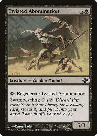Twisted Abomination [Duel Decks: Garruk vs. Liliana] | Dumpster Cat Games