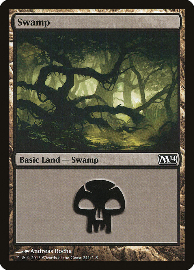 Swamp (241) [Magic 2014] | Dumpster Cat Games