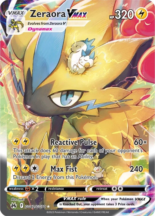 Zeraora VMAX (GG42/GG70) [Sword & Shield: Crown Zenith] | Dumpster Cat Games