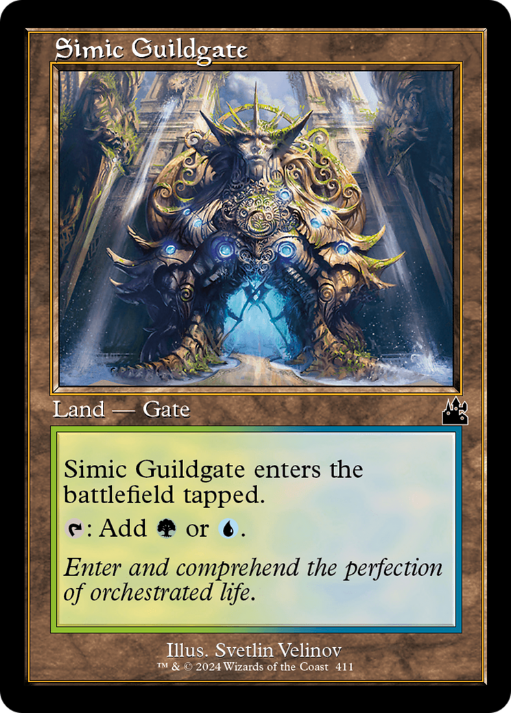 Simic Guildgate (Retro Frame) [Ravnica Remastered] | Dumpster Cat Games