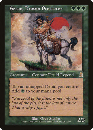 Seton, Krosan Protector [Odyssey] | Dumpster Cat Games