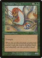 Yavimaya Wurm [Urza's Legacy] | Dumpster Cat Games