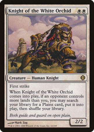 Knight of the White Orchid [Shards of Alara] | Dumpster Cat Games