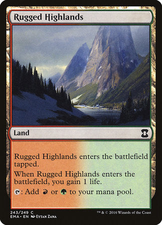 Rugged Highlands [Eternal Masters] | Dumpster Cat Games
