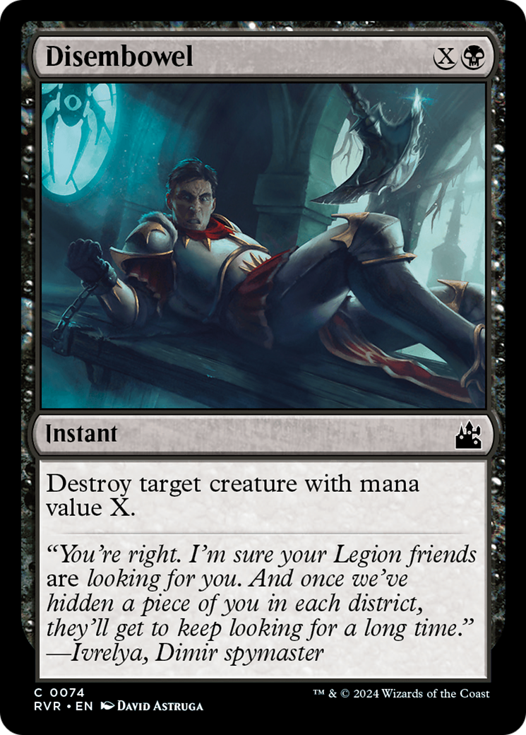 Disembowel [Ravnica Remastered] | Dumpster Cat Games