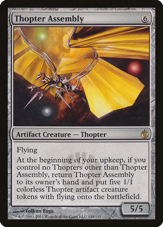 Thopter Assembly [Mirrodin Besieged] | Dumpster Cat Games