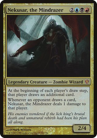 Nekusar, the Mindrazer (Commander 2013) [Commander 2013 Oversized] | Dumpster Cat Games