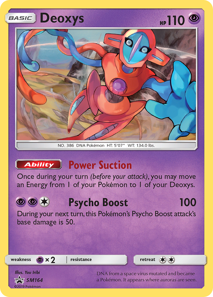 Deoxys (SM164) [Sun & Moon: Black Star Promos] | Dumpster Cat Games