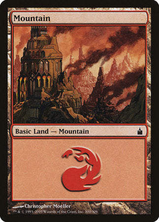 Mountain (300) [Ravnica: City of Guilds] | Dumpster Cat Games