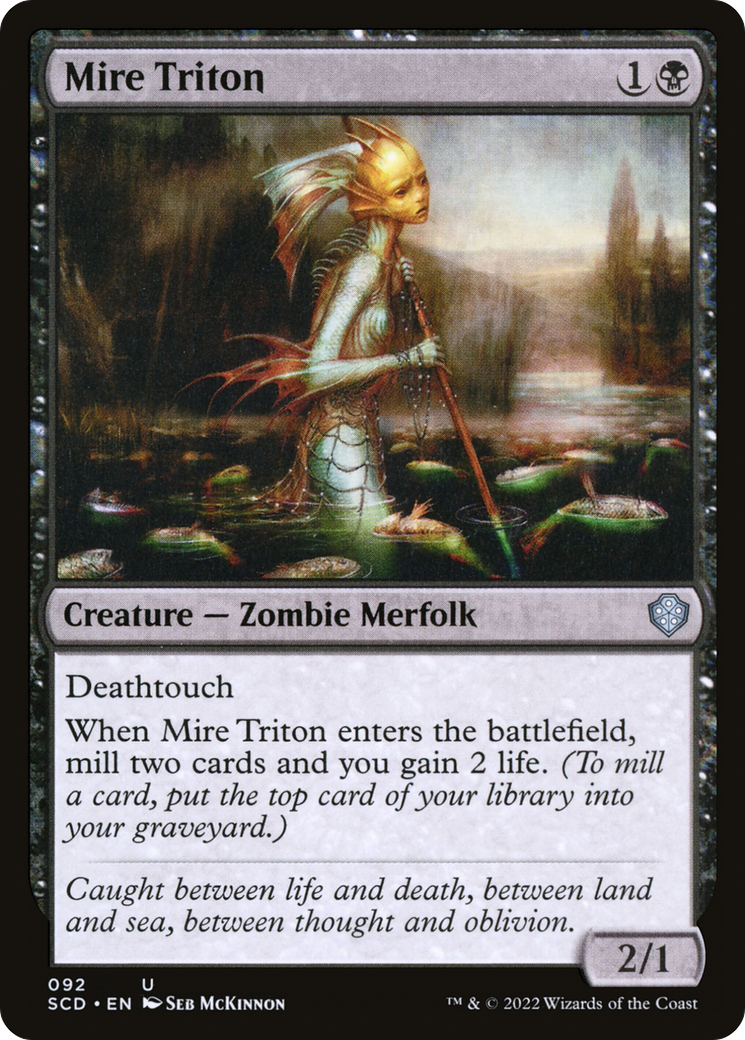 Mire Triton [Starter Commander Decks] | Dumpster Cat Games