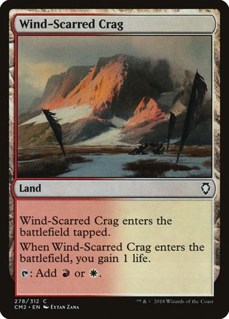 Wind-Scarred Crag [Commander Anthology Volume II] | Dumpster Cat Games