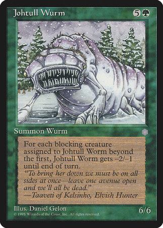 Johtull Wurm [Ice Age] | Dumpster Cat Games