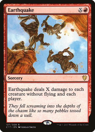Earthquake [Commander 2017] | Dumpster Cat Games