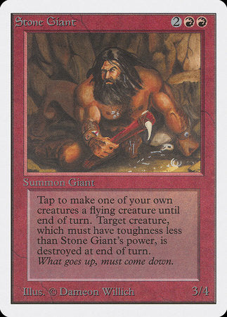 Stone Giant [Unlimited Edition] | Dumpster Cat Games