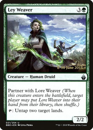 Ley Weaver [Battlebond Promos] | Dumpster Cat Games