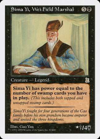 Sima Yi, Wei Field Marshal [Portal Three Kingdoms] | Dumpster Cat Games