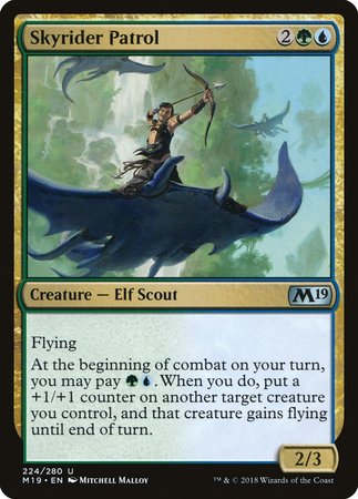 Skyrider Patrol [Core Set 2019] | Dumpster Cat Games