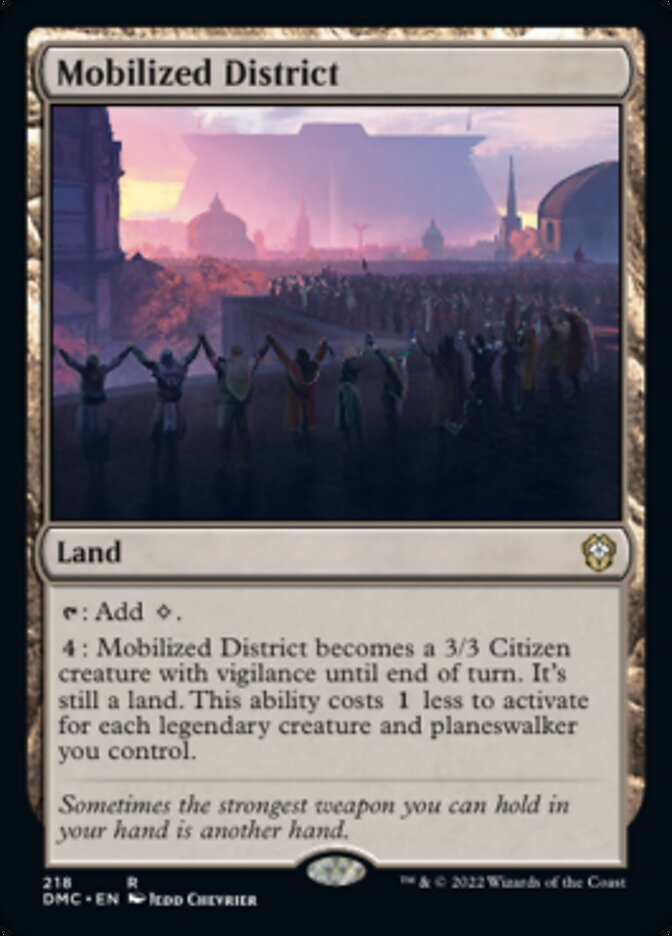 Mobilized District [Dominaria United Commander] | Dumpster Cat Games
