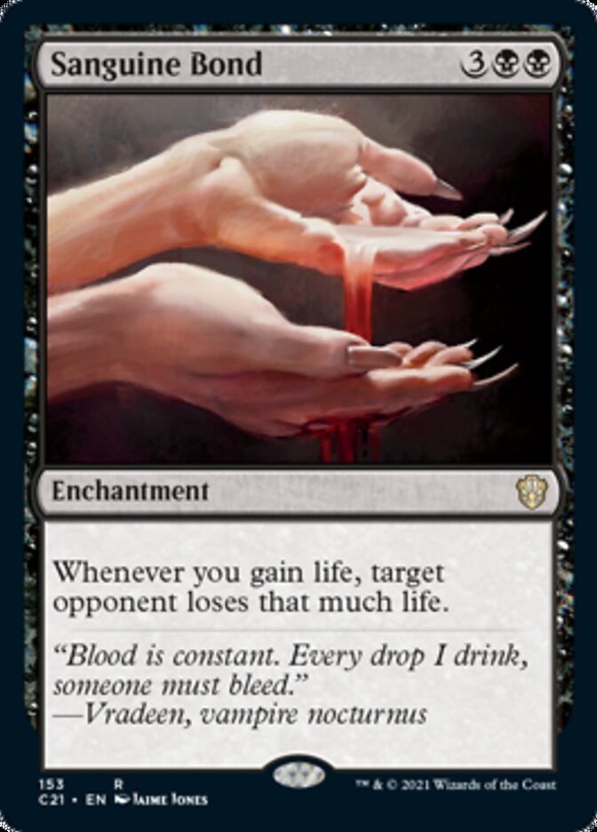Sanguine Bond [Commander 2021] | Dumpster Cat Games