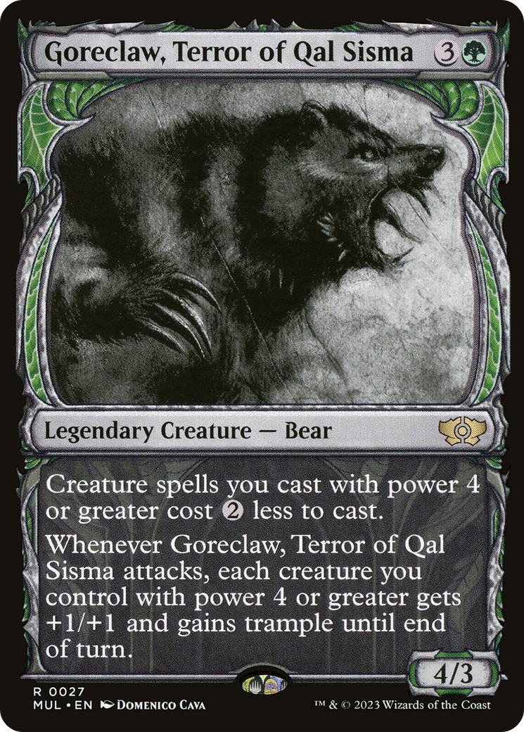 Goreclaw, Terror of Qal Sisma [Multiverse Legends] | Dumpster Cat Games