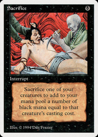 Sacrifice [Summer Magic / Edgar] | Dumpster Cat Games