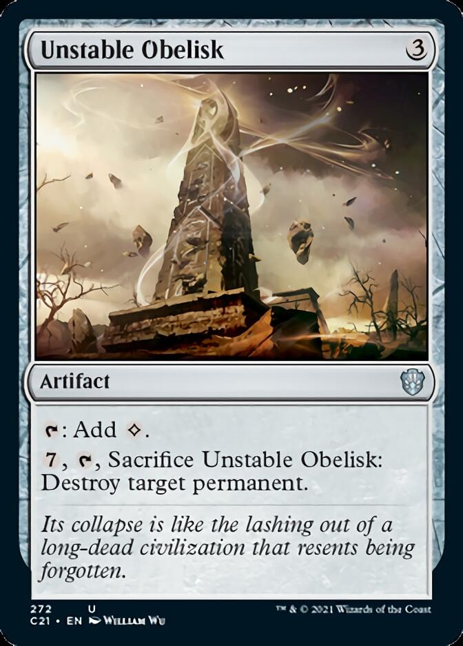Unstable Obelisk [Commander 2021] | Dumpster Cat Games