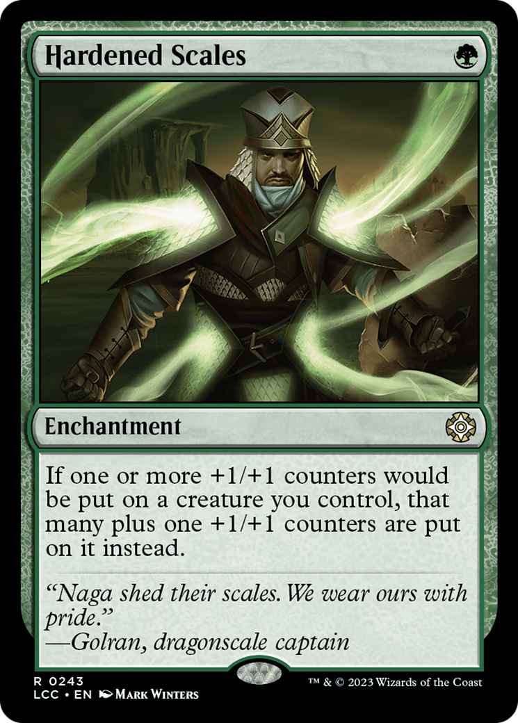 Hardened Scales [The Lost Caverns of Ixalan Commander] | Dumpster Cat Games
