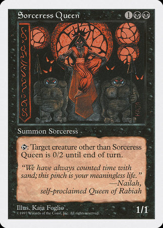 Sorceress Queen [Fifth Edition] | Dumpster Cat Games
