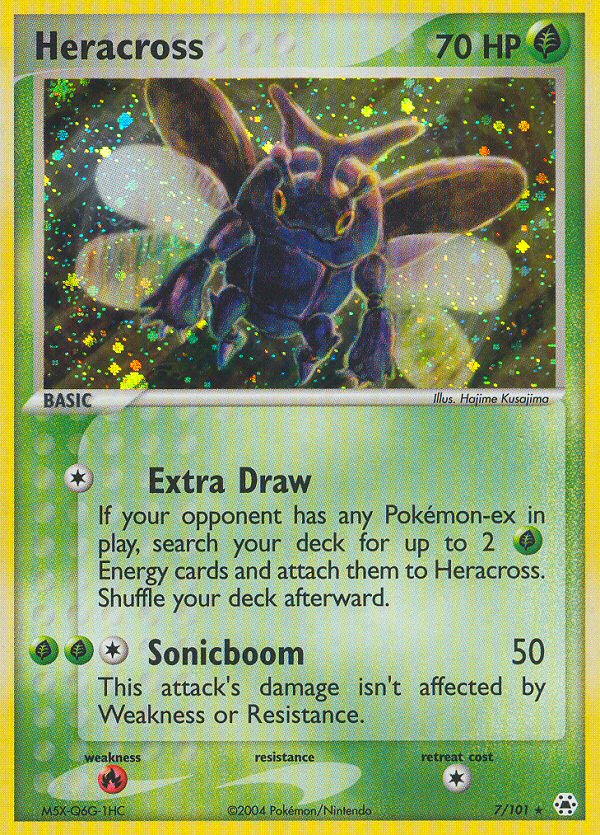 Heracross (7/101) [EX: Hidden Legends] | Dumpster Cat Games