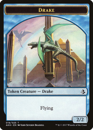 Drake Token [Amonkhet Tokens] | Dumpster Cat Games