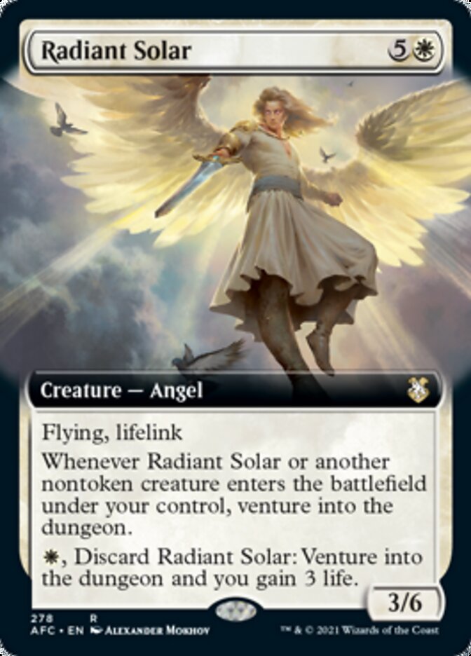 Radiant Solar (Extended) [Dungeons & Dragons: Adventures in the Forgotten Realms Commander] | Dumpster Cat Games