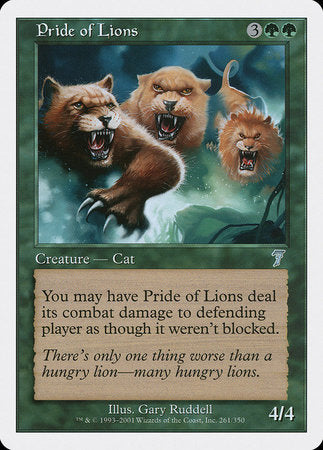 Pride of Lions [Seventh Edition] | Dumpster Cat Games