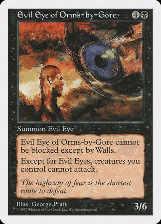 Evil Eye of Orms-by-Gore [Fifth Edition] | Dumpster Cat Games