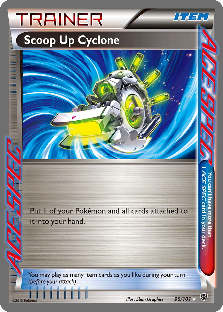 Scoop Up Cyclone (95/101) [Black & White: Plasma Blast] | Dumpster Cat Games