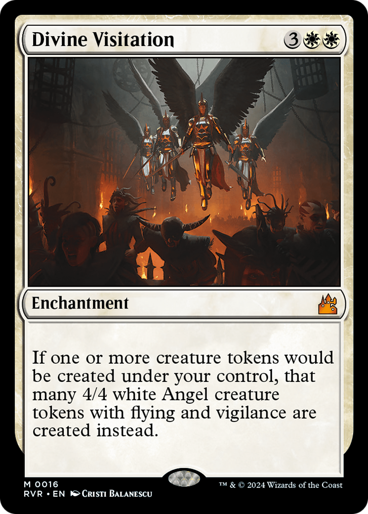 Divine Visitation [Ravnica Remastered] | Dumpster Cat Games