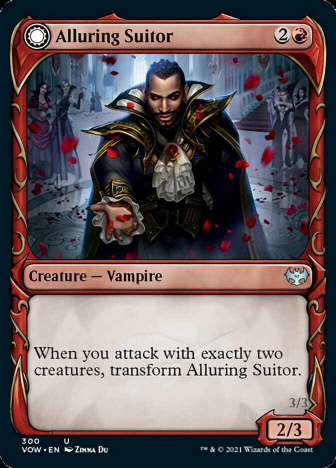 Alluring Suitor // Deadly Dancer (Showcase Fang Frame) [Innistrad: Crimson Vow] | Dumpster Cat Games