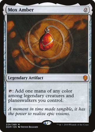 Mox Amber [Dominaria] | Dumpster Cat Games