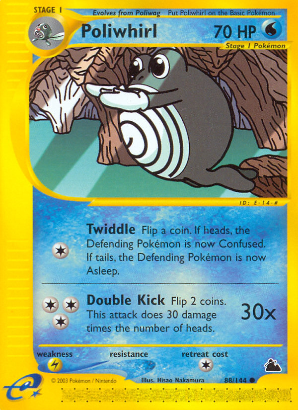 Poliwhirl (88/144) [Skyridge] | Dumpster Cat Games