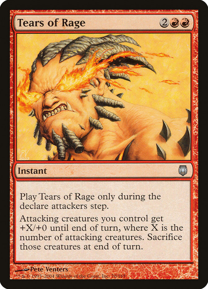 Tears of Rage [Darksteel] | Dumpster Cat Games