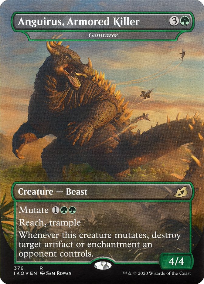 Gemrazer - Anguirus, Armored Killer (Extended Art) [Ikoria: Lair of Behemoths] | Dumpster Cat Games