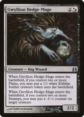 Gwyllion Hedge-Mage [Commander 2011] | Dumpster Cat Games