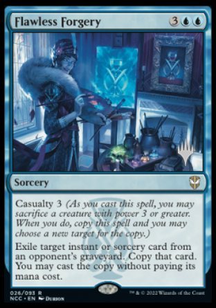 Flawless Forgery (Promo Pack) [Streets of New Capenna Commander Promos] | Dumpster Cat Games