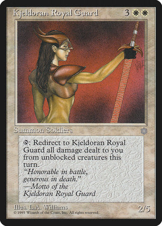 Kjeldoran Royal Guard [Ice Age] | Dumpster Cat Games