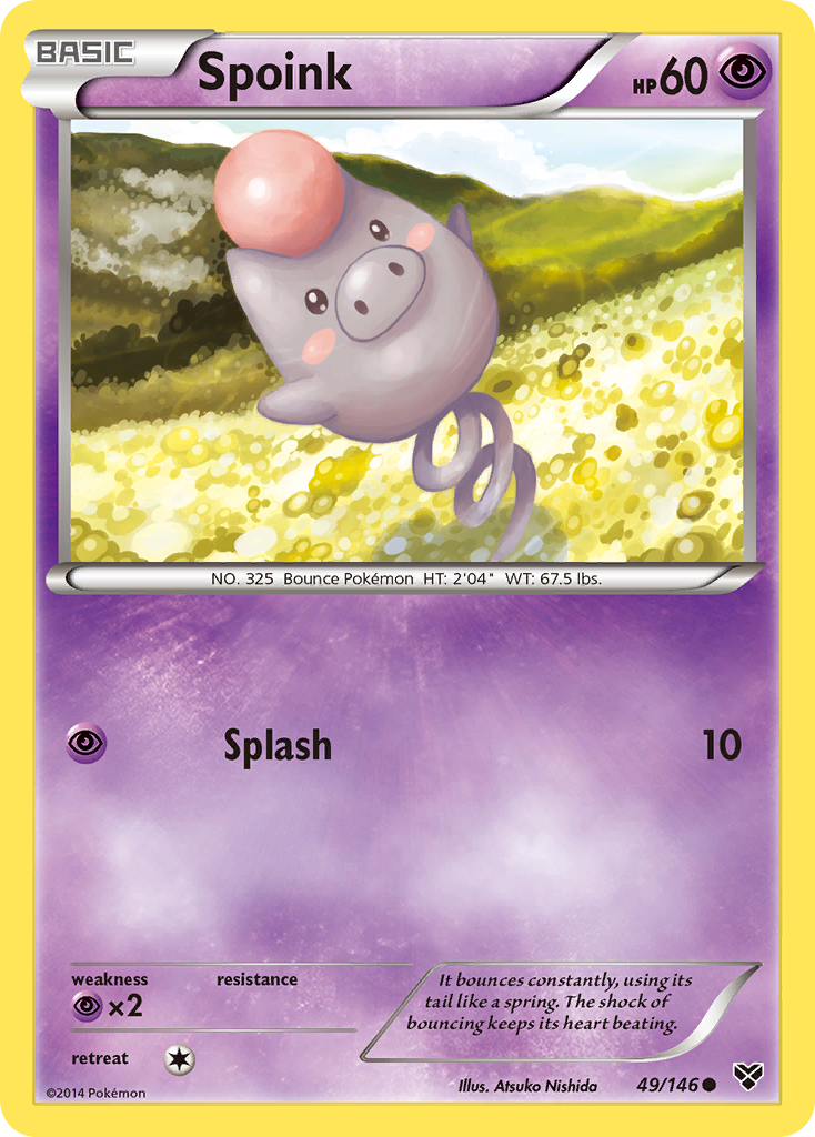 Spoink (49/146) [XY: Base Set] | Dumpster Cat Games