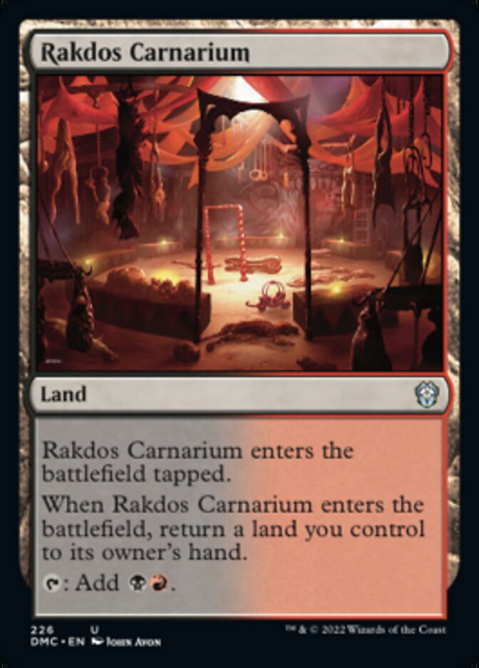 Rakdos Carnarium [Dominaria United Commander] | Dumpster Cat Games