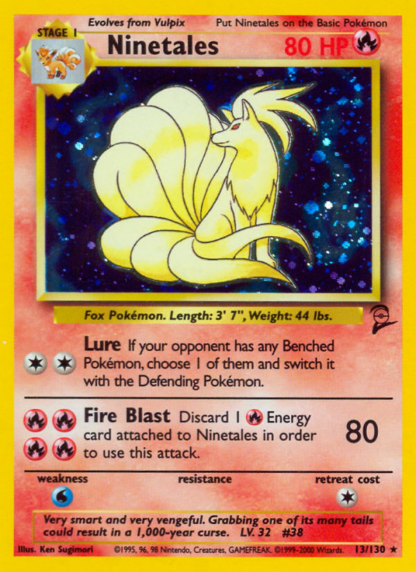 Ninetales (13/130) [Base Set 2] | Dumpster Cat Games